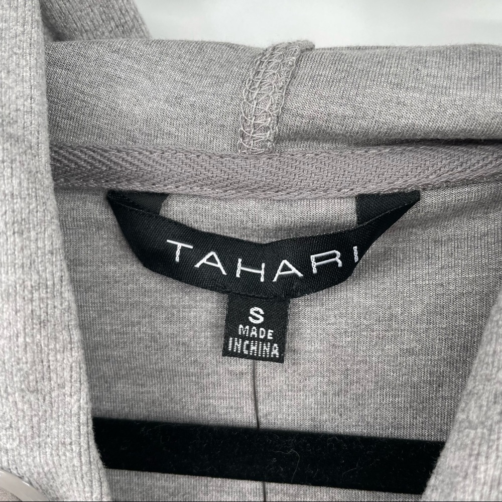 NEW! Tahari Gray Super Soft Hoodie - Picture 8 of 11